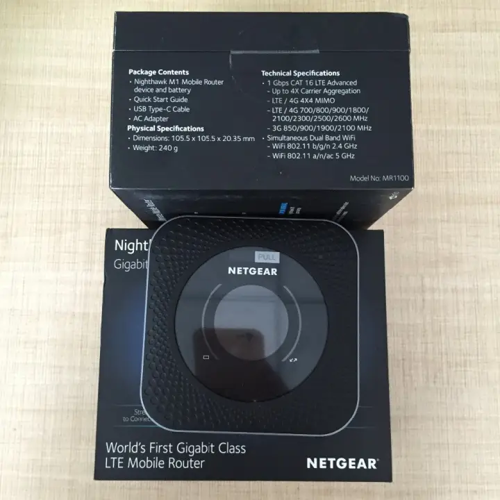 Original Unlocked European Version Netgear Nighthawk M1 4gx Gigabit Lte Mobile Router 1000mbps Wifi Hotspot Mr1100 2pcs Antennas Lazada Ph