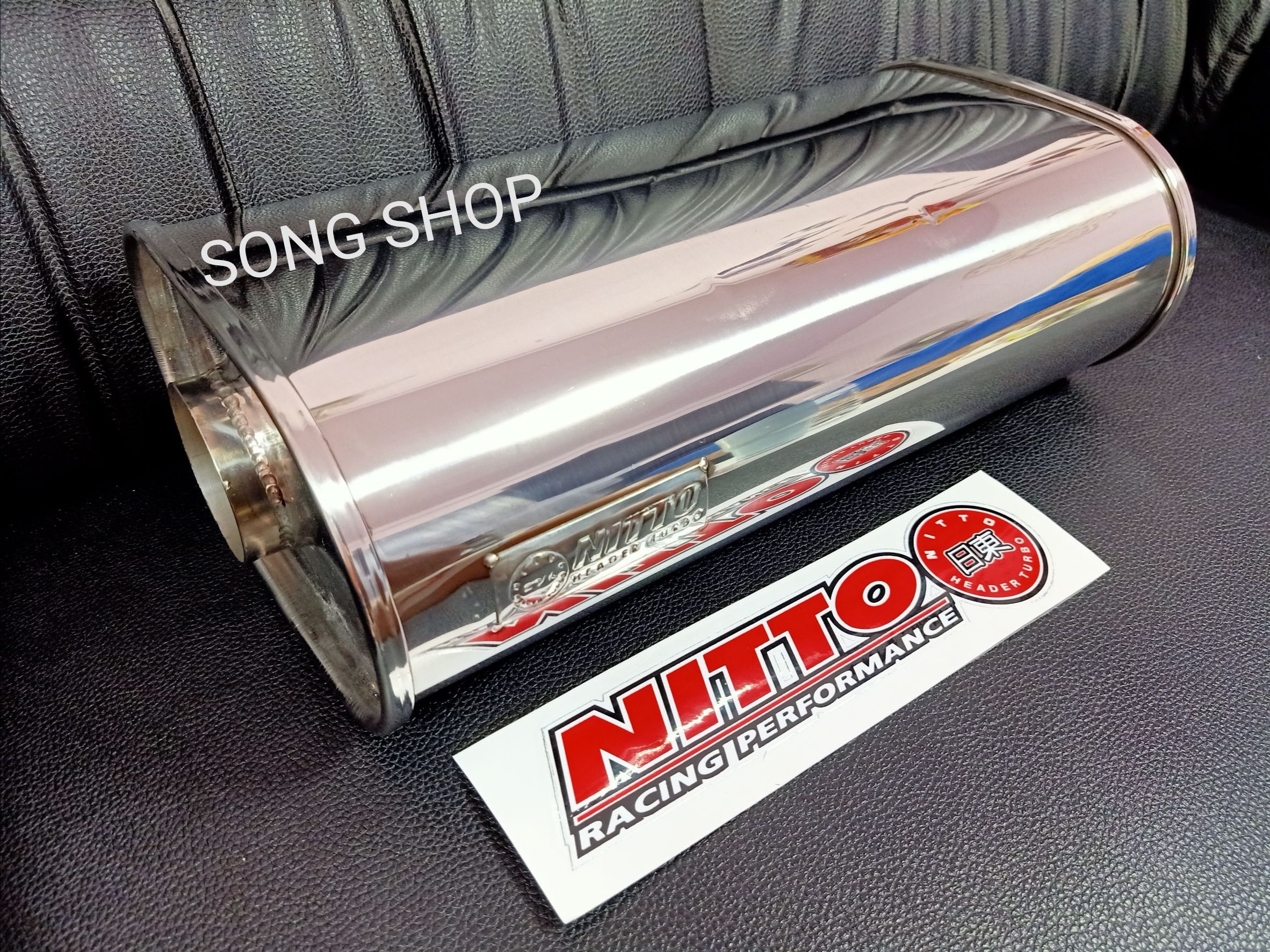 ท่อไอเสียพักกลาง สแตนเลส NITTO สูตรเกียร์ธรรมดาคอ 2.5” เครื่องยนต์ดีเซล งาน Nitto แท้
