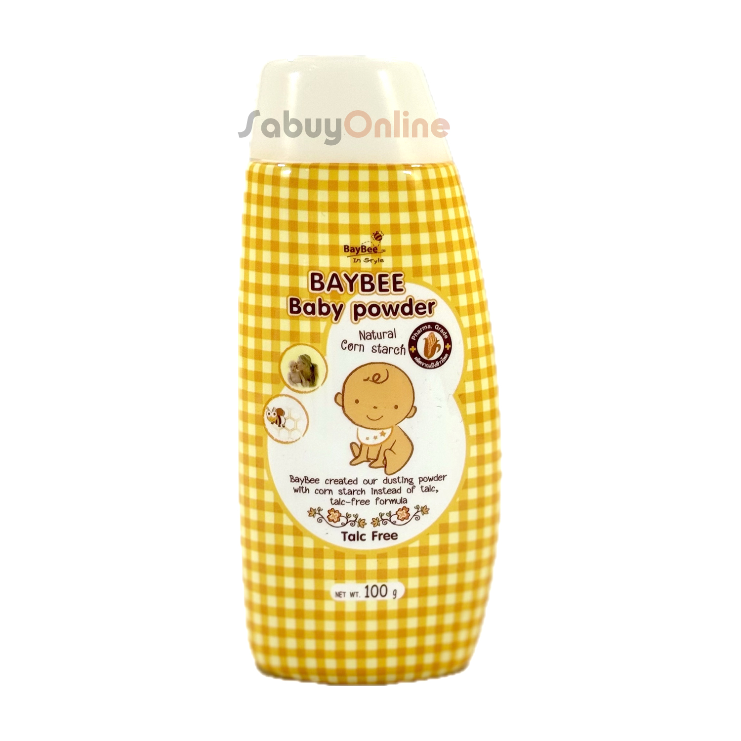 Baybee แป้งข้าวโพดโรยตัวสำหรับเด็ก 100 กรัม | Lazada.co.th