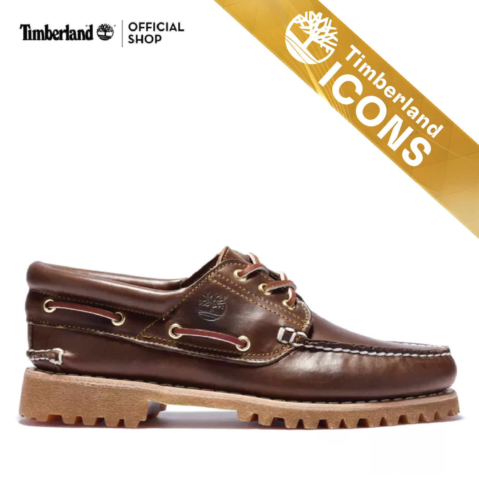 Timberland Men s 3 Eye Classic Boat Shoe AUTHENTIC Handsewn