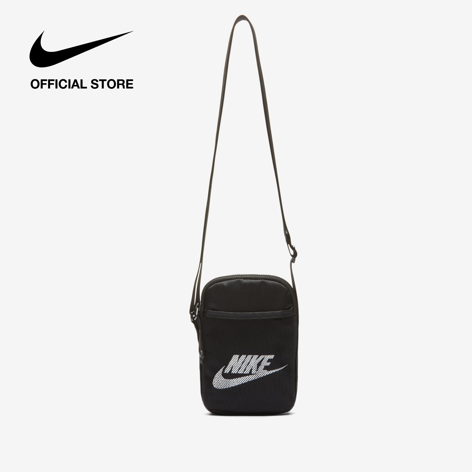 Nike Unisex Heritage Crossbody Bag (Small) Black ไนกี้ กระเป๋าพาด