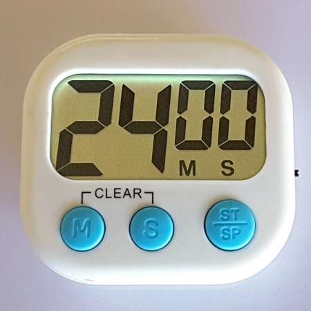 (5ตัว / 5Pcs)ใหม่นาฬิกาจับเวลาเดินหน้า-ถอยหลังแบบดิจิตอล พร้อมถ่าน