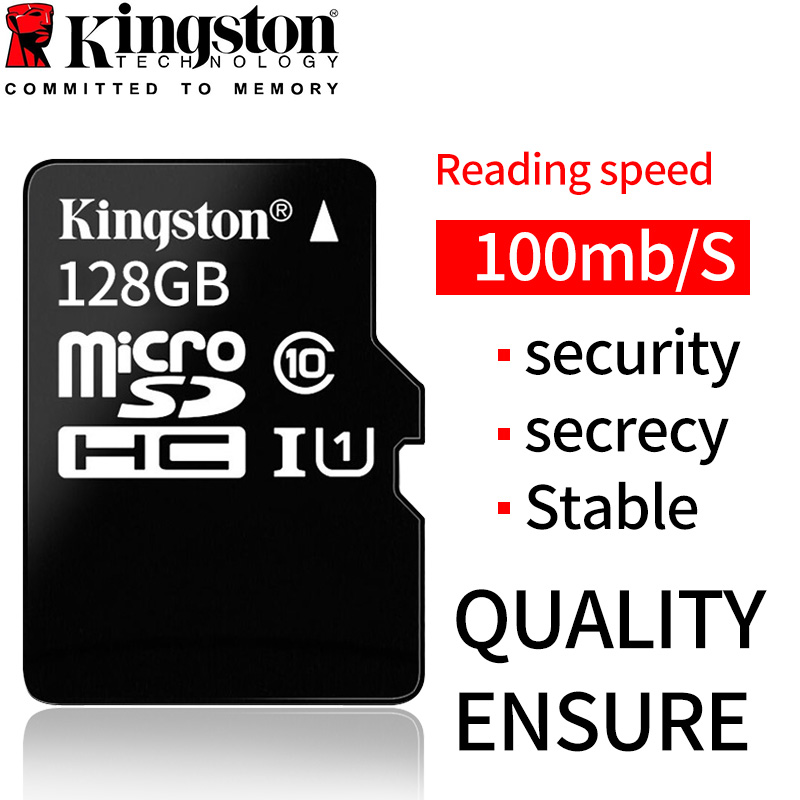 Kingston SD Card Micro SDHC เมมโมรี่การ์ด/มี่(32/64/128GB กล้องติดรถยนต์ / โทรศัพท์มือถือ)