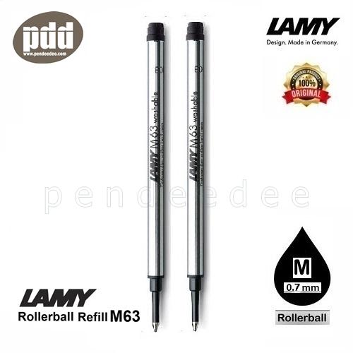 2 ชิ้น LAMY M63 ไส้ปากกาลามี่ โรลเลอร์บอล หมึกดำ น้ำเงิน – 2 pcs LAMY M63 Rollerball Pen Refill - Black, Blue Ink