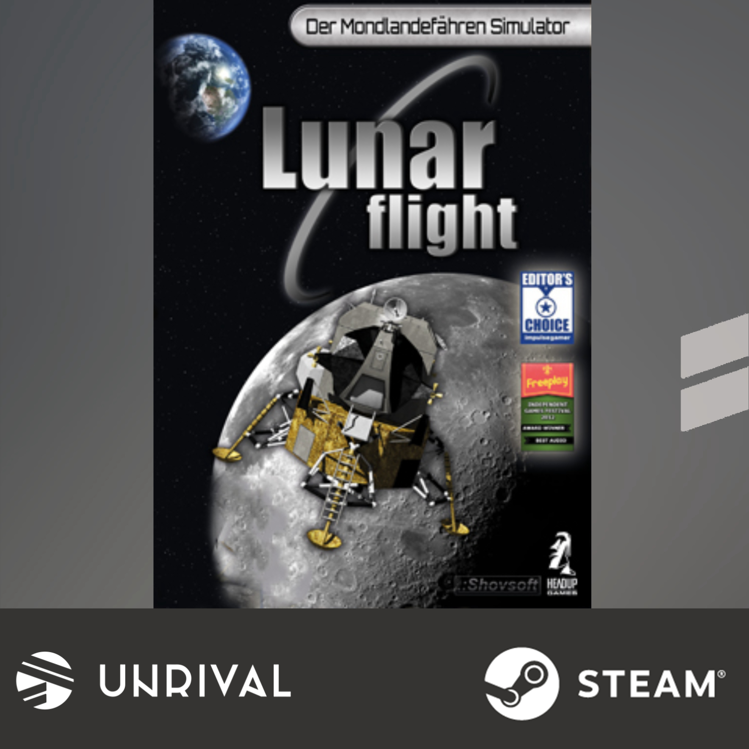 [Hot Sale] Lunar Flight PC Digital Download Game (Multiplayer) - Unrival