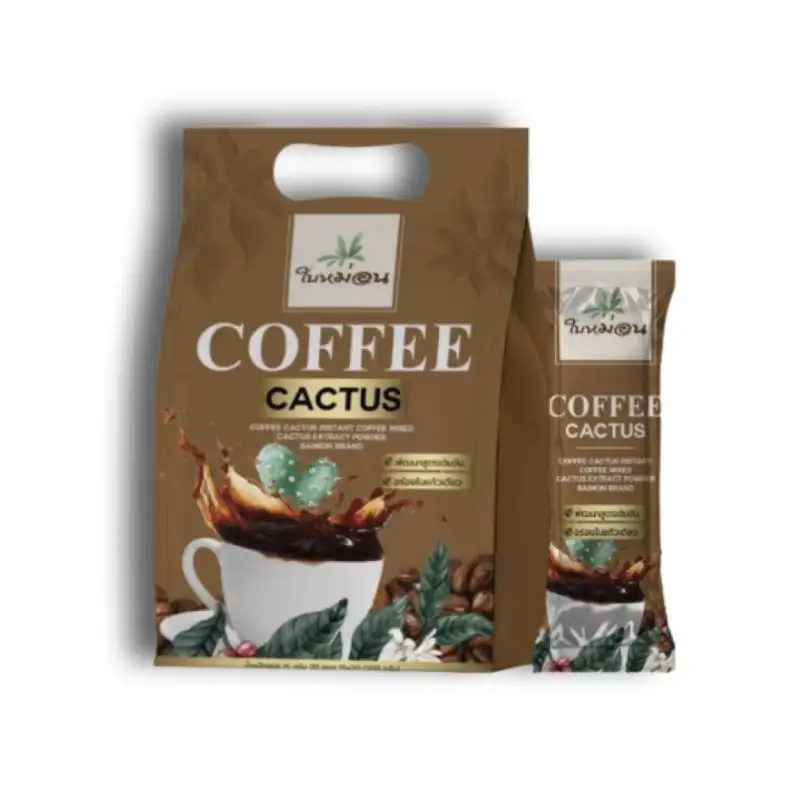 ภาพสินค้ากาแฟกระบองเพชร ใบหม่อน Coffee Cactus 1ห่อ บรรจุ 20 ซอง (น้ำหนักสุทธิ300กรัม) จากร้าน PichPeach บน Lazada ภาพที่ 1