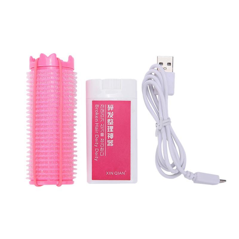 Portable Electric Hot Diy Curly Wave Fluffy Styling Tools Usb Hair Rollers Self-Adhesive Portable Charging Bangs Volume Fluffy Inner Buckle Hair Tube cao cấp