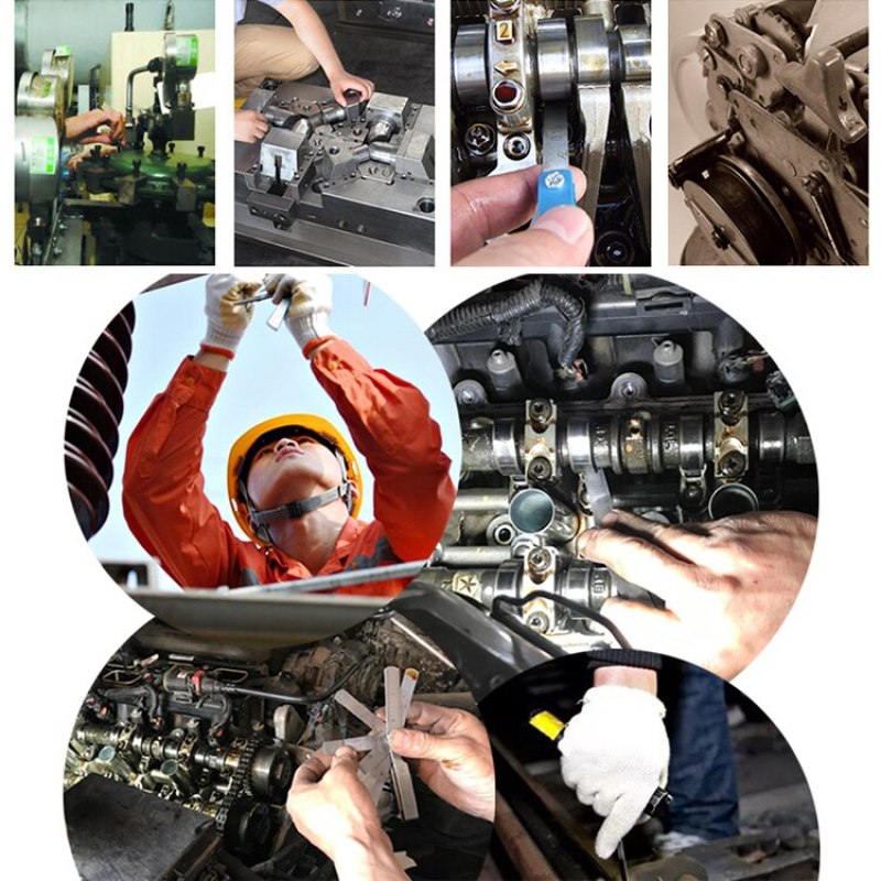 32pcs Range Finder Feeler Stainless Steel Gauge Valve Feeler Gauge 0.04