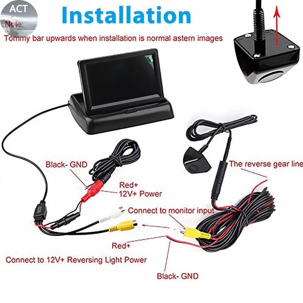 รุ่นขายดี‼ Rear View Camera Universal Backup Waterproof HD Parts ...
