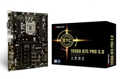 พร้อมส่ง Mainboard Biostar TB360-BTC PRO 2.0 LGA1151 Intel B360 DDR4 12 GPU Mining Motherboard #TB 360 BTC PRO 2.0 (มาแทน tb 250 btc pro)