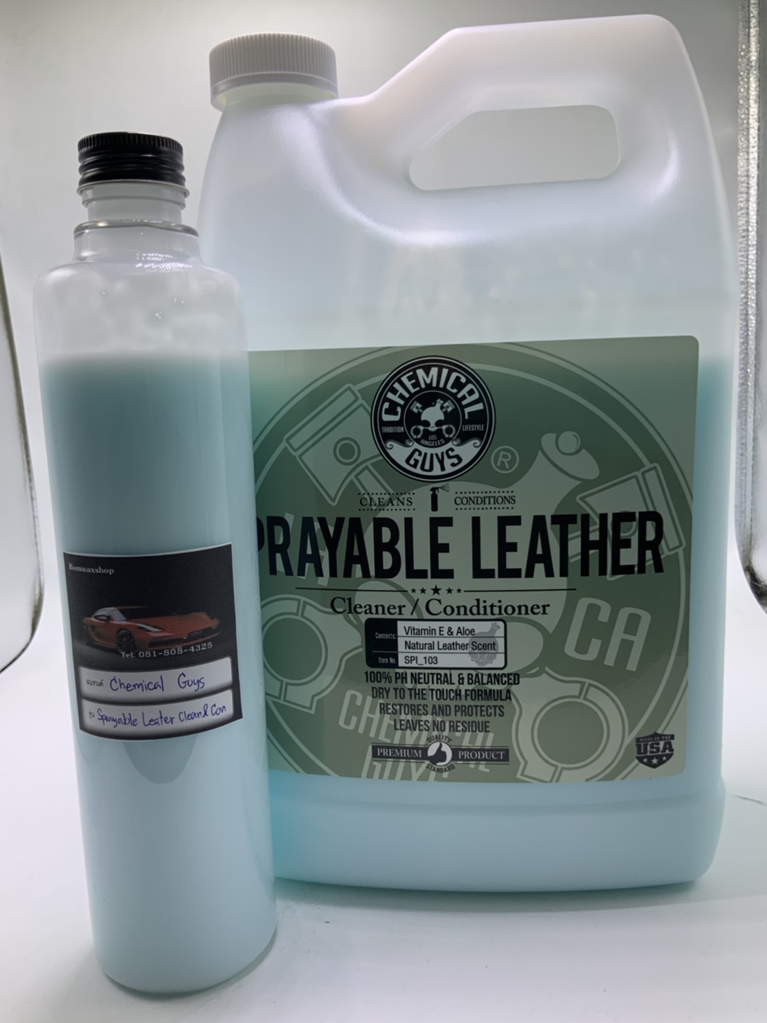 Chemical Guys - Sprayable Leather Cleaner & Conditioner แบบแบ่งจากแกลลอน 4 ออนซ์