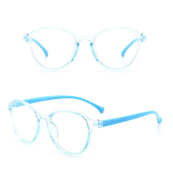 Giá bán TU3Y Thời trang Máy vi tính Bảo vệ kính Lớp học trực tuyến Khung siêu nhẹ Kính trẻ em Chống ánh sáng xanh lam Kính mắt tròn