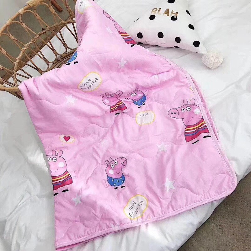 ซื้อที่ไหน ผ้าห่มผ้าฝ้ายญี่ปุ่น ลายน่ารัก ขนาดใหญ่110คูณ150cm ของใช้เด็กอ่อน ที่นอนเด็ก ผ้าห่มเด็ก ชุดนอนเด็ก