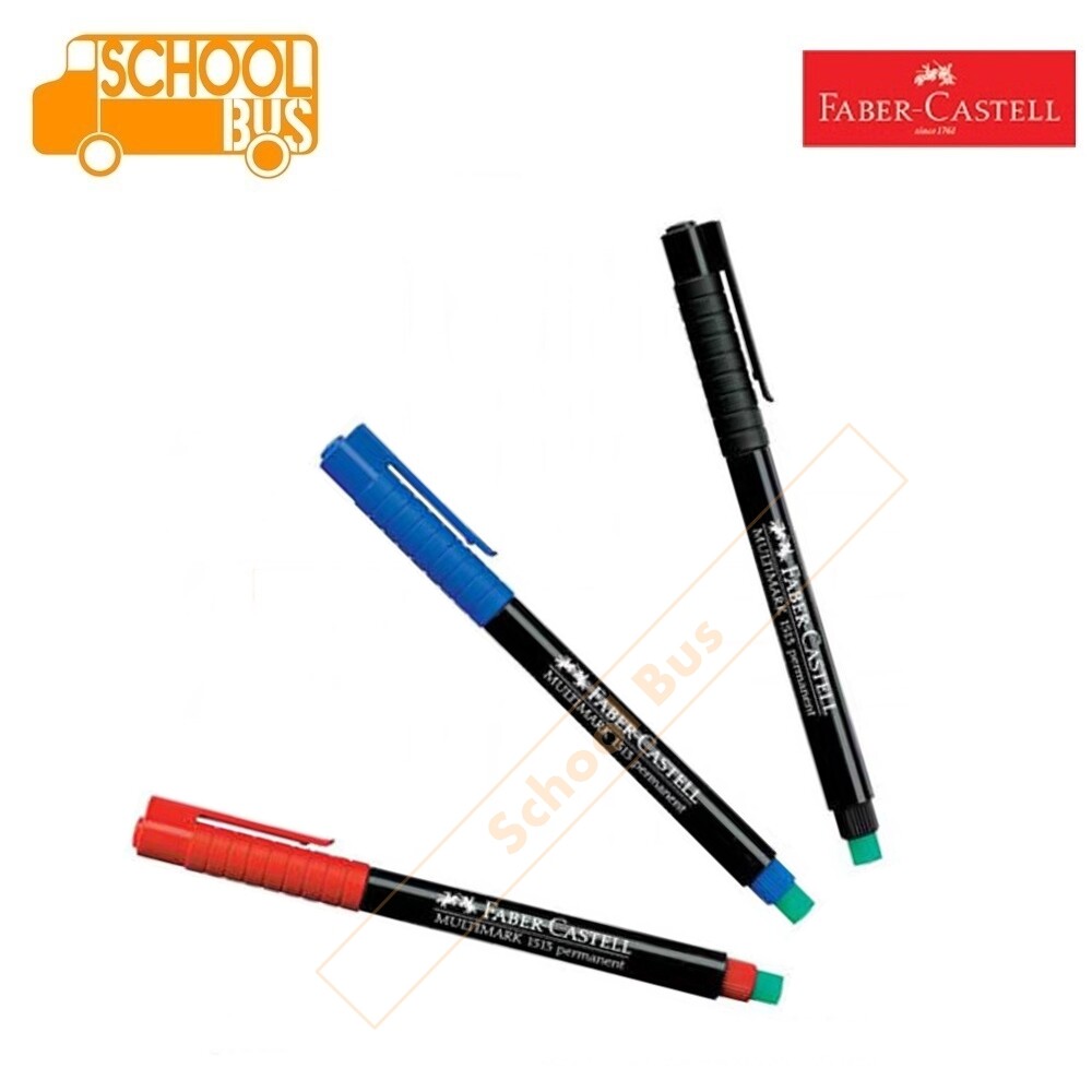 ปากกา มาร์กเกอร์ Faber Castell Multimark Permanent Overhead Marker เฟเบอร์คาสเทล 1513 1523 1525