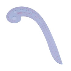 THB 90. Comma Shaped Designers Curve Ruler for Dressmaking Tailor .