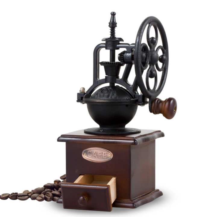 DJSHOP เครื่องบดกาแฟ ทรงวินเทจ Coffee Grinder (กล่องไม้คลาสสิค)