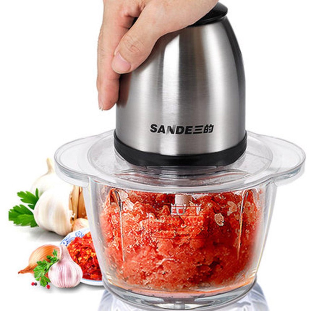 DJSHOP Kitchen-เครื่องบดสับ ผสมอาหาร รุ่น SD-JR03 1.2L(หัวสแตนเลส)