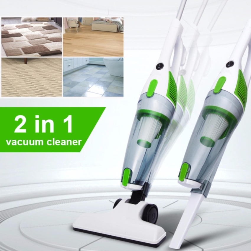 Home เครื่องดูดฝุ่น compact hand-held strong small portable vacuum cleaner 2 (Green)