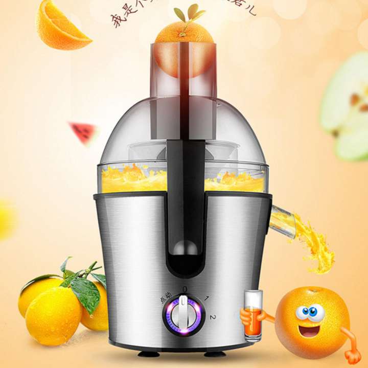 Hot item Electric Juice Extractor เครื่องคั้นน้ำผักผลไม้แบบแยกกากคุณภาพสูง - Silver Series