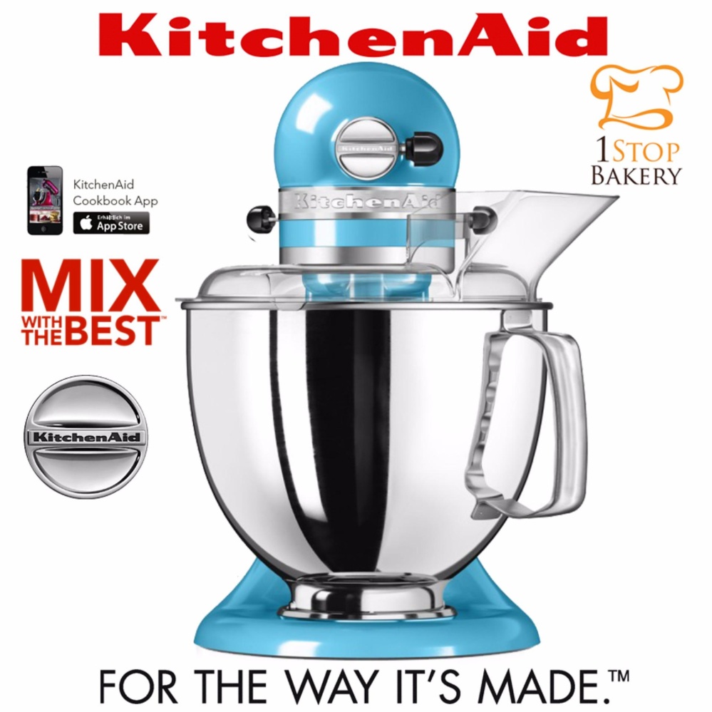 เครื่องผสมอาหารแบบยกหัว KitchenAid Artisan 5 Quart Tilt-Head Stand Mixer 4.8 Lt. Crytal Blue