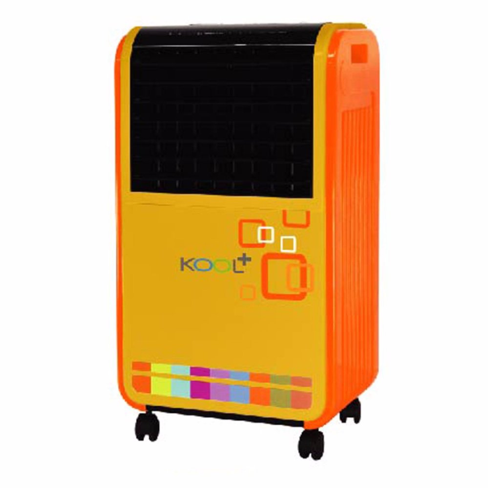 KOOL+ พัดลมไอเย็น รุ่น AH-652 (สีส้ม/รุ้ง) แถมฟรี cooling pack 2 ชิ้น(Orange)