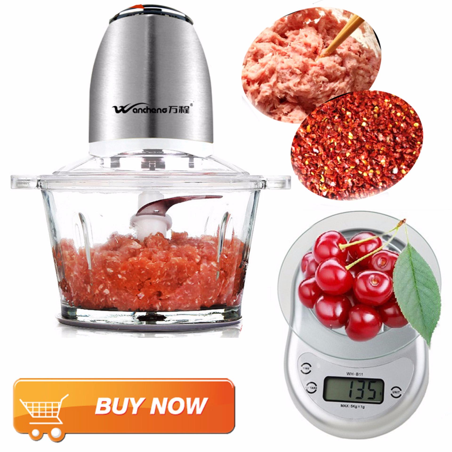 Multi-function Electric grinder เครื่องบดสับไฟฟ้าอเนกประสงค์ + Electronic Scale เครื่องชั่งดิจิตอลคุณภาพสูง 5kg/1g
