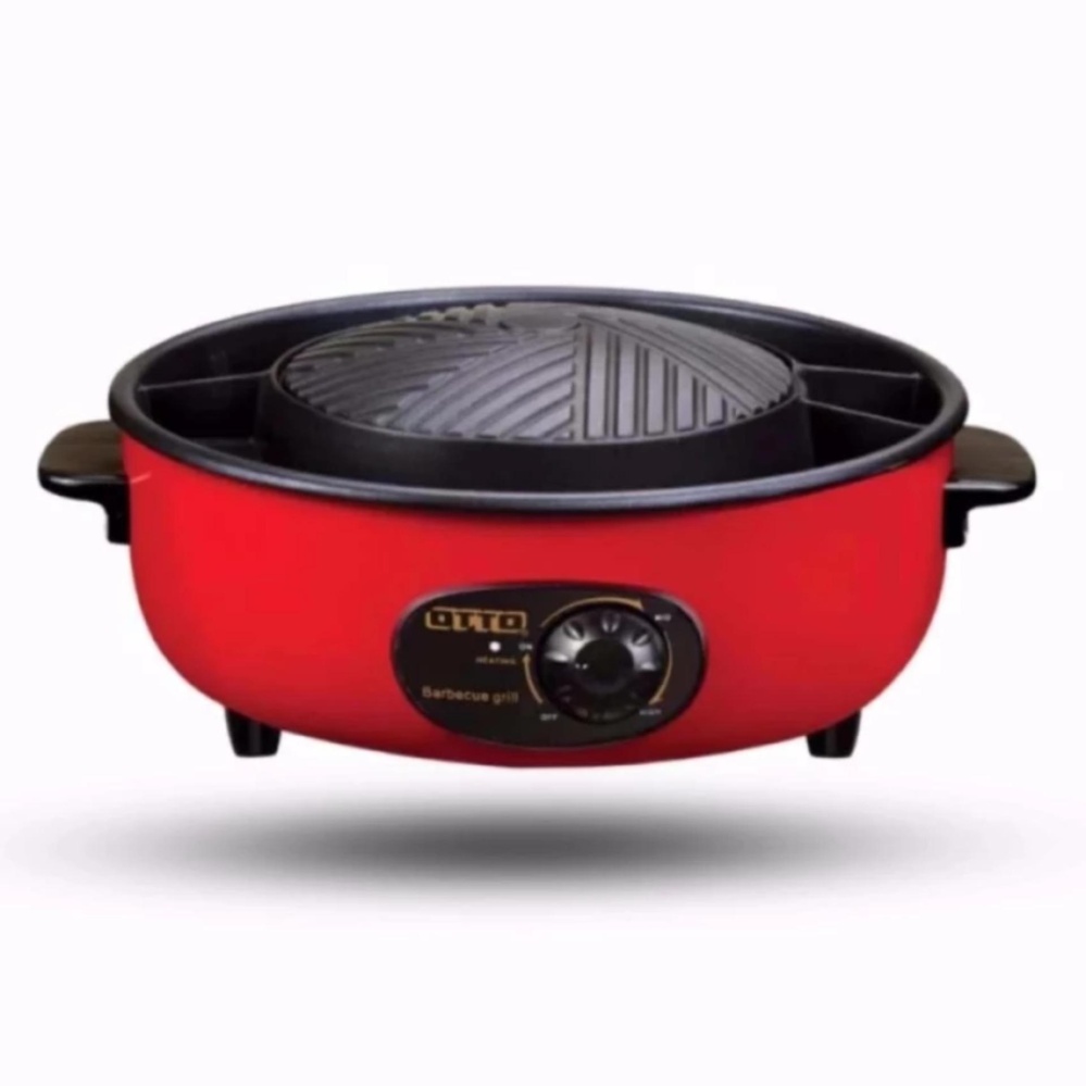OTTO หม้อสุกี้บาร์บีคิว เตาย่างบาร์บีคิว รุ่น GR-170 มีช่องแบ่งน้ำซุบ OTTO หม้อสุกี้บาร์บีคิว เตาย่างบาร์บีคิว รุ่น GR-170 มีช่องแบ่งน้ำซุบ