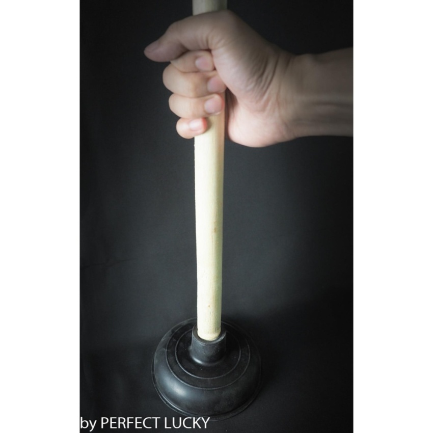 [PERFECT LUCKY] VB ยางปั๊มส้วม พร้อมด้าม แก้ ท่อ / ส้วม ตัน จับถนัดมือ ปั๊มโล่ง ลดระดับน้ำ