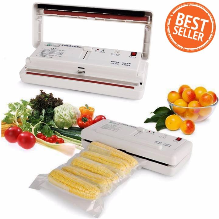 shop108 Vacuum Sealing Machine เครื่องซีลสูญญากาศ DZ-280/2SD - White