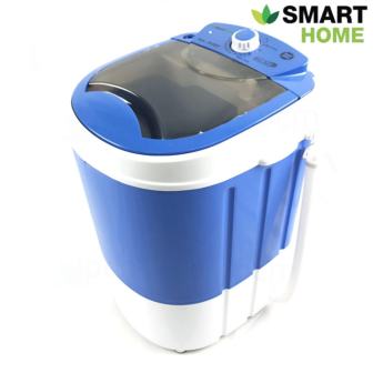 โปรโมชั่น SMARTHOME เครื่องซักผ้ามินิ เครื่องซักผ้าขนาดเล็ก 2.5 Kg. รุ่น SM-MW01 - สีฟ้า รีวิว
