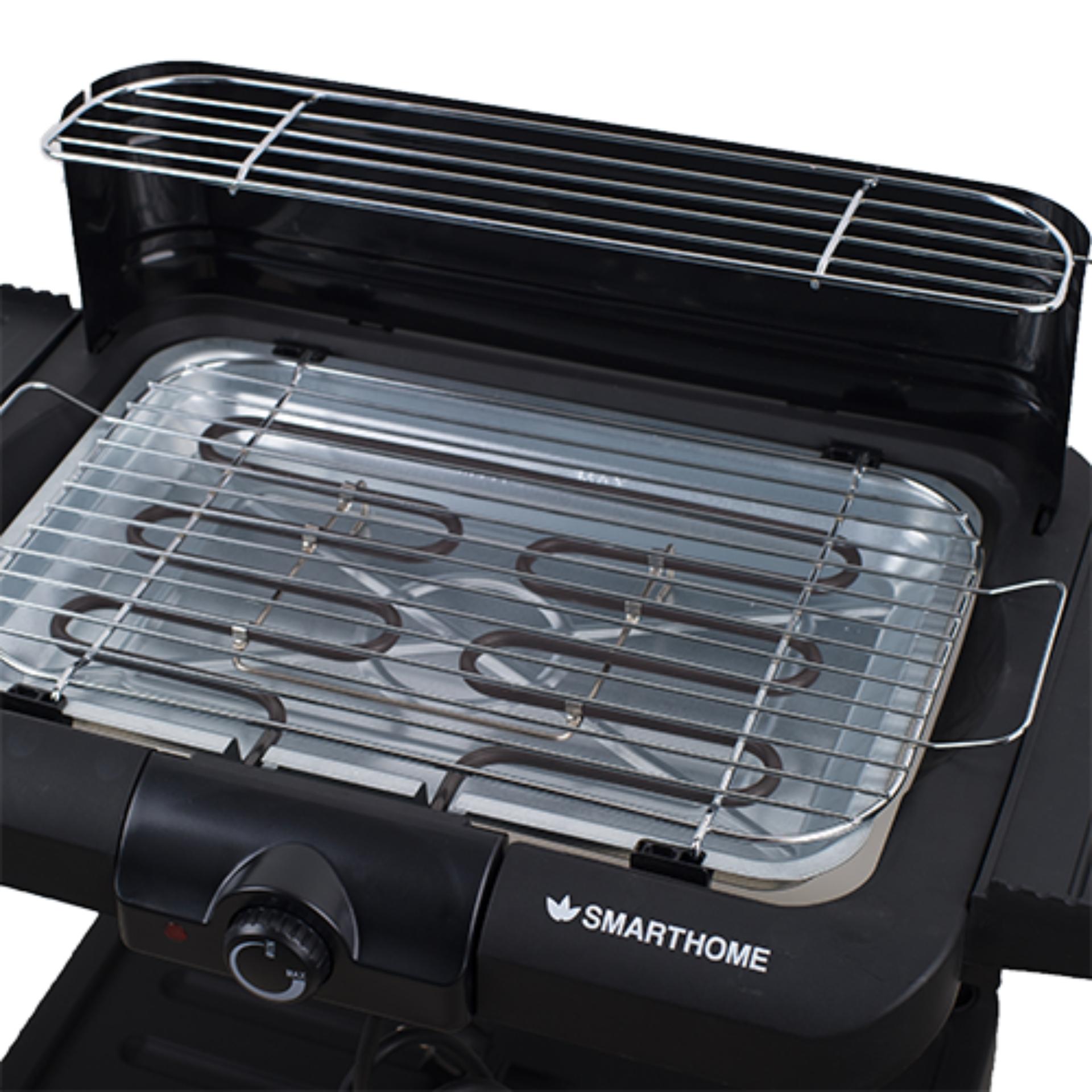 SMARTHOME เตาปิ้งย่างไฟฟ้าบาร์บีคิวแบบขาตั้ง