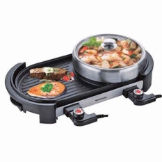 SMARTHOME เตาปิ้งย่างอเนกประสงค์พร้อมหม้อสุกี้ รุ่น GP2000 