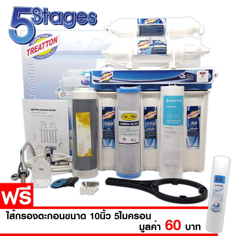 ตู้ทำน้ำร้อน-น้ำเย็น, เครื่องกรองน้ำ,ไส้กรองและอุปกรณ์