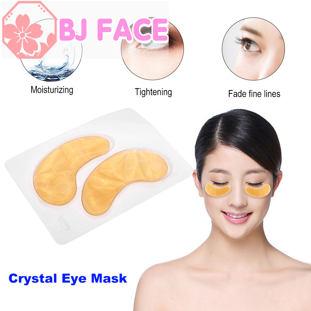 [BJ FACE] Crystal Collagen Remove Dark Circles Moisturizing Fade Fine Lines Anti-aging Eye Mask