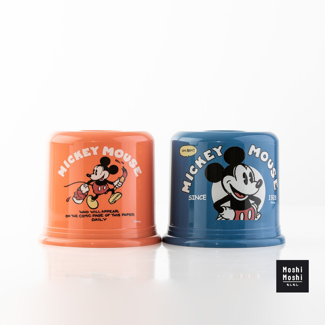Moshi Moshi กล่องใส่ทิชชู่ทรงกลม ลาย Mickey Mouse ลิขสิทธิ์แท้จากค่าย Disney รุ่น 6100000272-0273