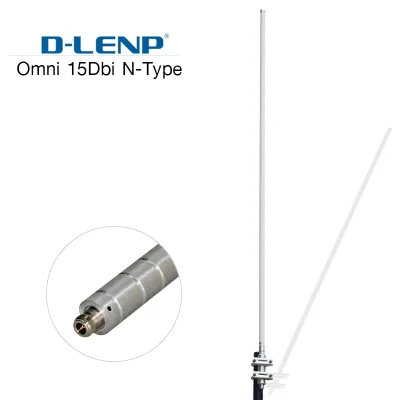 เสาสัญญาณ ไวไฟ (Wifi antenna) เสาสัญญาณ Omni 15dbi D-lenp 2.4GHz ครบชุด