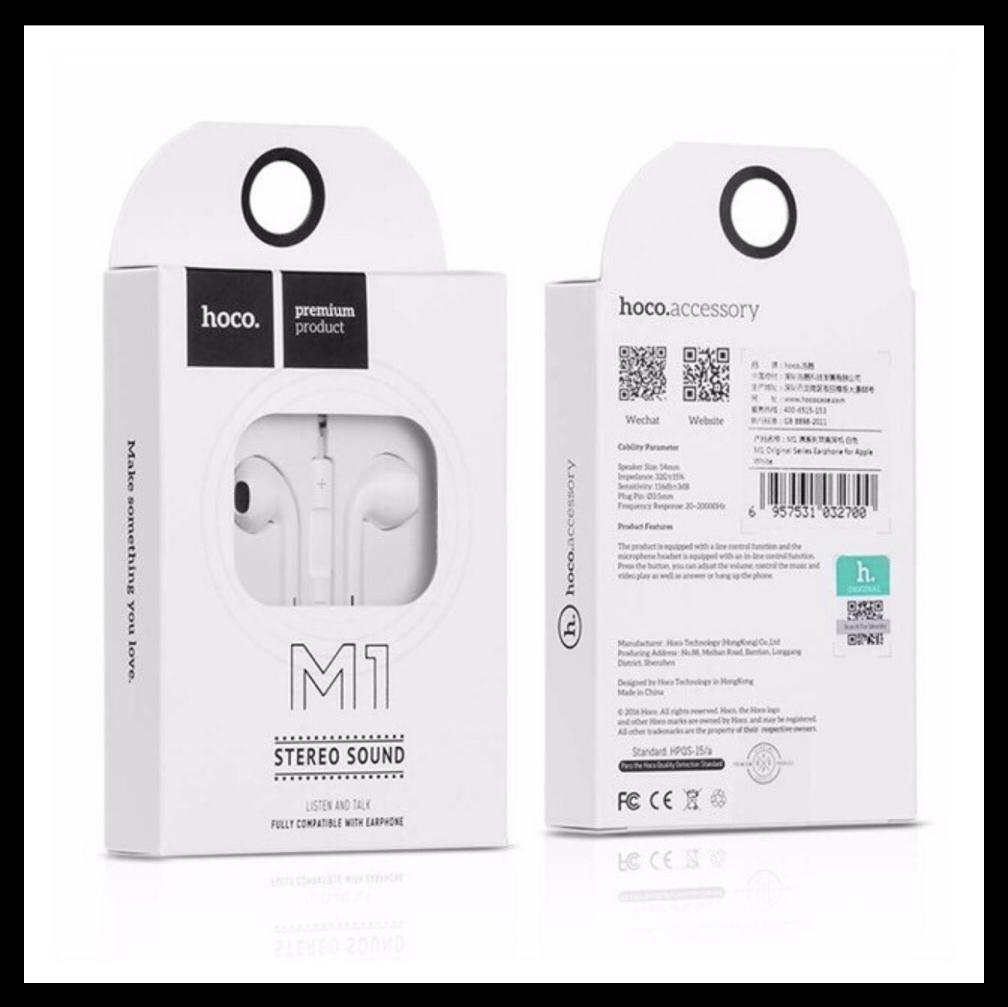 Hoco M1 Stereo Sound Small Talk หูฟัง สมอลทอร์ค มีไมค์ กดรับสายได้  หูฟังเพลง ทั้งแบบหูฟังบลูทูธ หูฟังครอบหู หูฟังไร้สาย หูฟังออกกําลังกาย มือถือ และ อุปกรณ์ ซื้อ หูฟัง ออนไลน์ ปลอดภัย หูฟัง bluetooth Wireless หูฟังสปอร์ต หูฟังไร้สาย