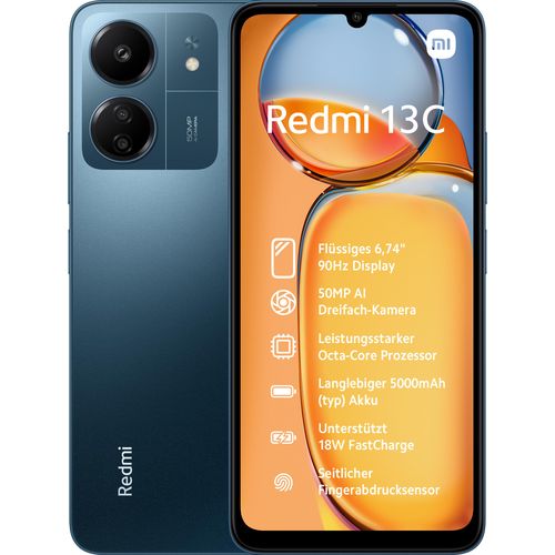 (ใหม่) Redmi 13C 5G (8GB+256GB) โทรศัพท์มือถือ แบตเตอรี่ 5000mAh รับ ...