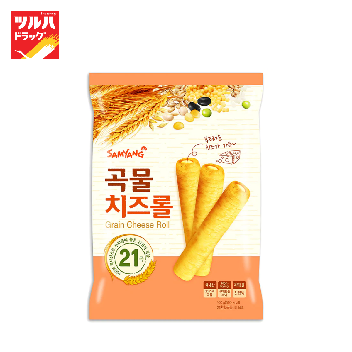Samyang Grain Cheese Roll 80 g. / ซัมยัง เกรนชีสโรล  80 กรัม