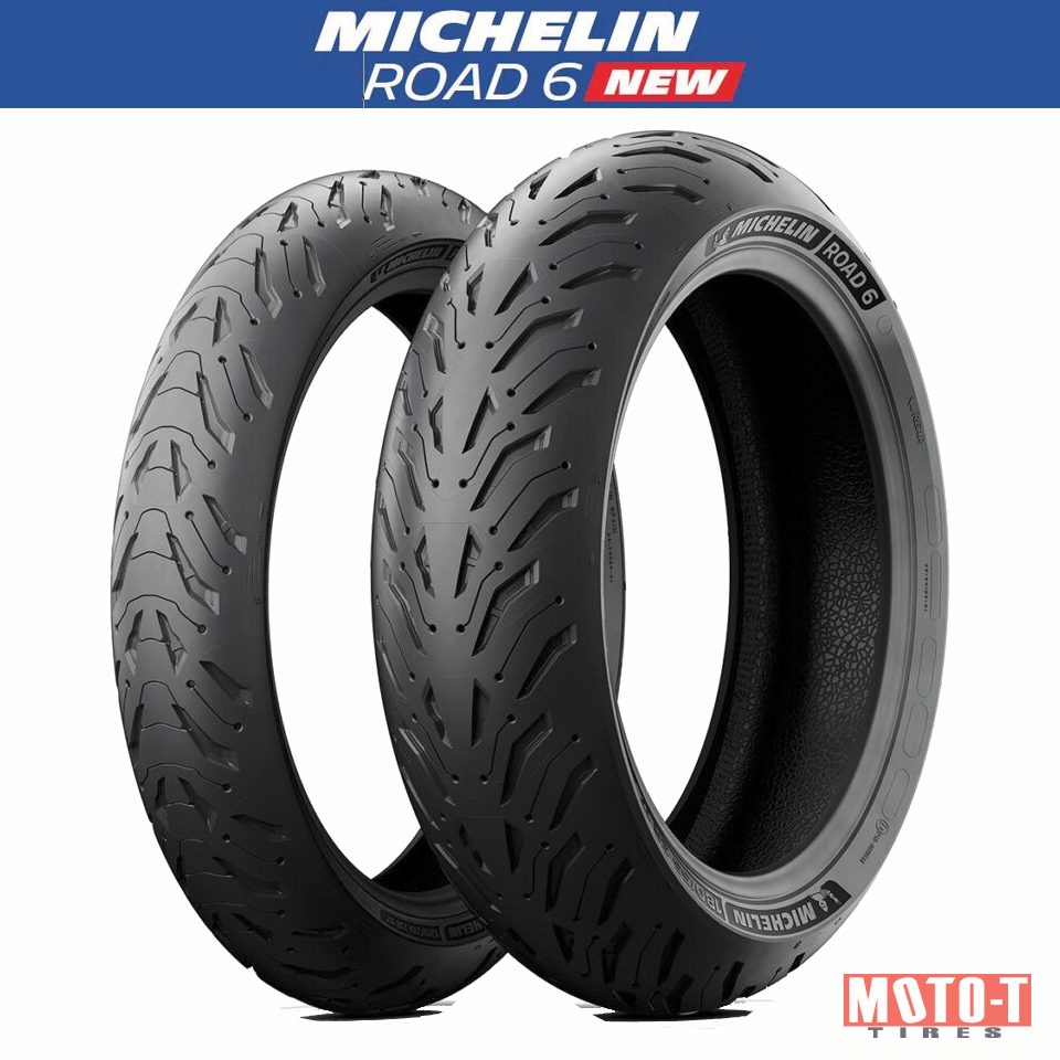 New ! ยางมอเตอร์ไซค์ Michelin Road 6 Lazada.co.th