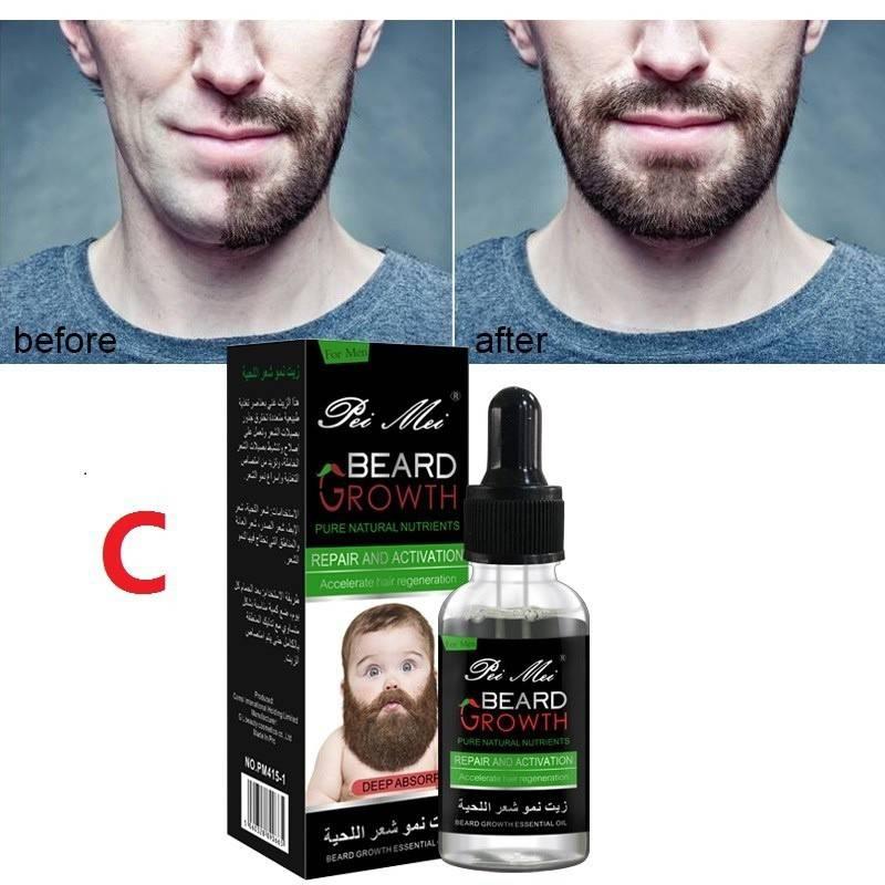 เซรั่มปลูก หนวดและคิ้ว Beard Oil Natural Organic oil hair growth