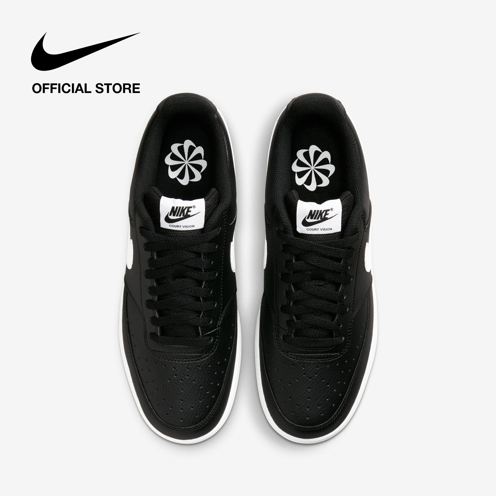 Nike Men's Court Vision Low Next Nature Shoes - Black ไนกี้ รองเท้าผู้ชาย คอร์ท วิชั่น โลว์ เน็กซ์ เนเจอร์ - สีดำ