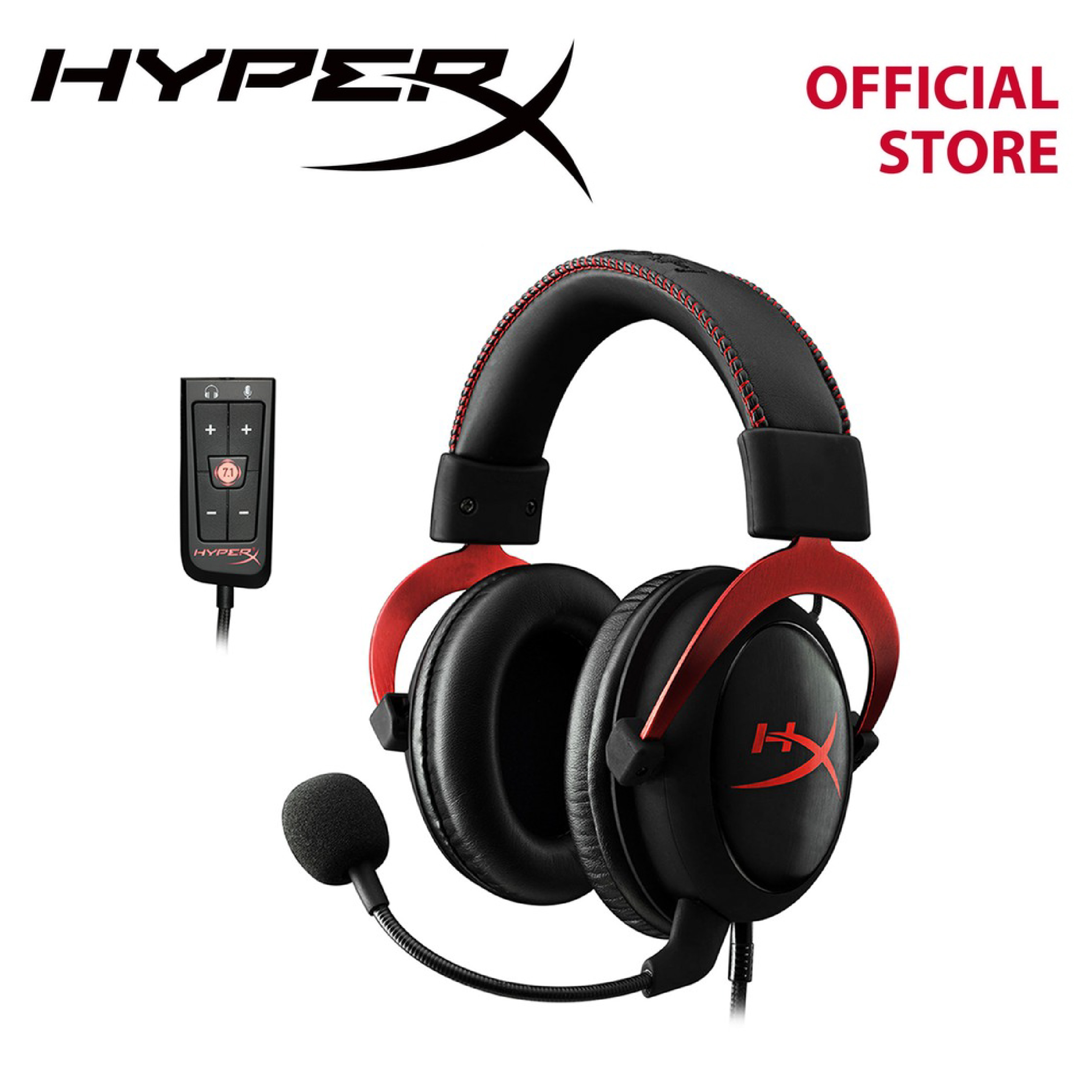 HyperX Cloud II Wireless 2.4GHz DTS Gaming Headset (Red) (HHSC2X-BA-RDG ...