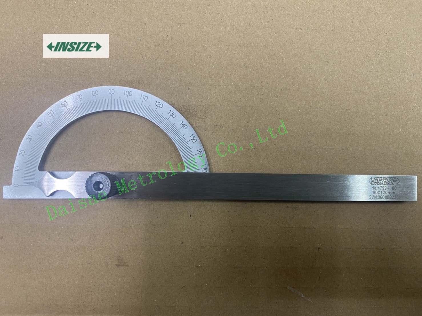 โปรแทรกเตอร์  PROTRACTORS INSIZE  รุ่น 4799-180 (*สินค้าใหม่ ภาพถ่ายจากสินค้าจริง*)