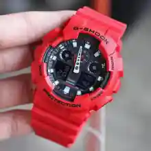 ภาพขนาดย่อของภาพหน้าปกสินค้า(แท้ 100%) นาฬิกา Casio G-Shock รุ่น GA-100B-4ADR นาฬิกาผู้ชาย สายเรซิ่น สีแดง สุดฮ๊อต - มั่นใจ 100% ประกัน CMG 1 ปีเต็ม จากร้าน Win Watch Shop บน Lazada