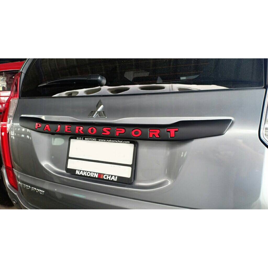 คิ้วฝ้าย Mitsubishi Pajero sport Logo pajero sport | Lazada.co.th