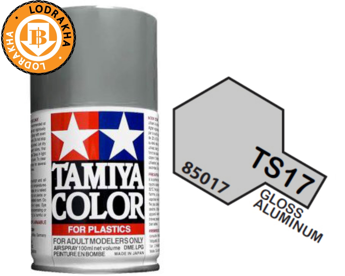 สีสเปรย์ Tamiya TS-17 Aluminum Silver 100ml