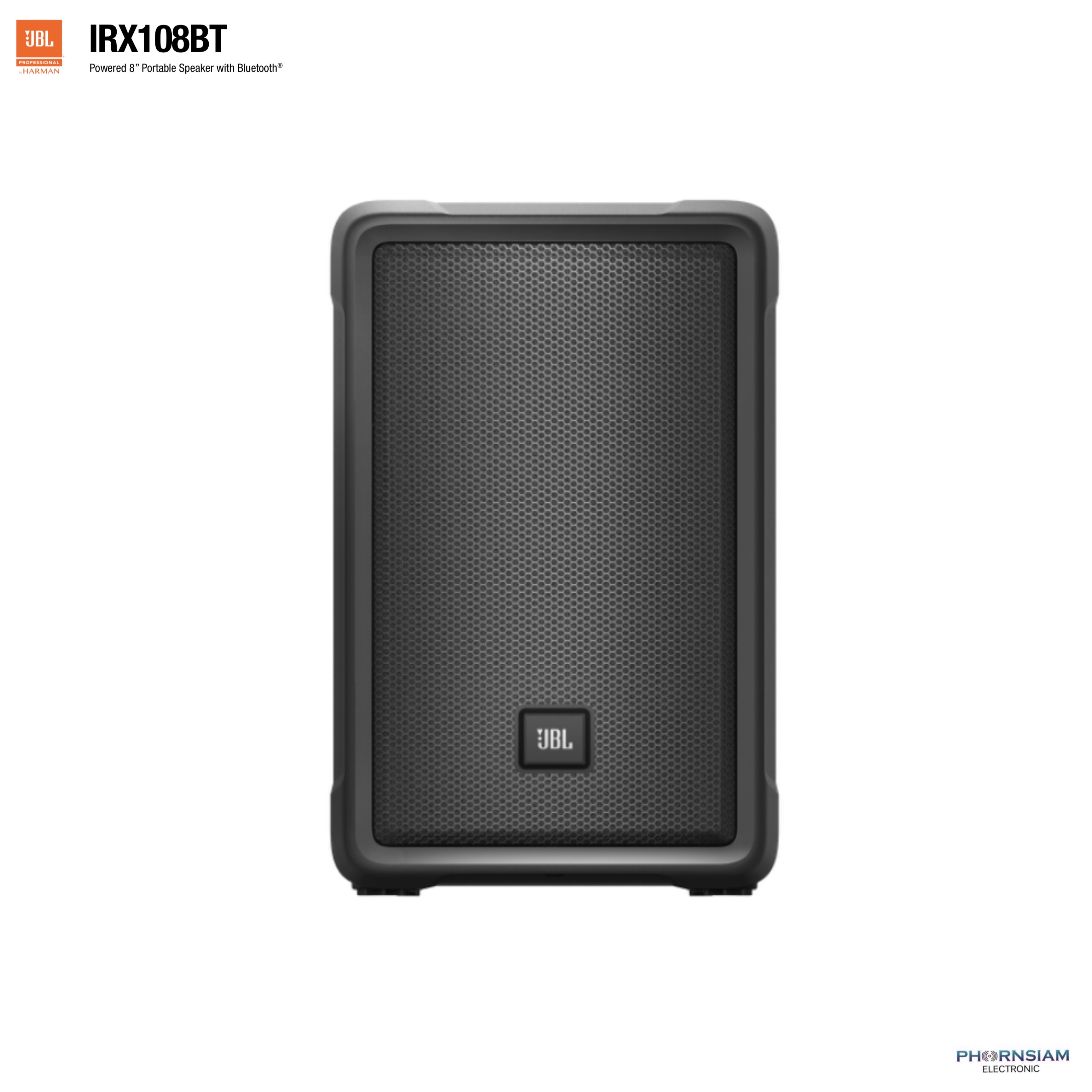 JBL IRX108BT Powered 8-Inch Portable PA Loudspeaker with Bluetooth