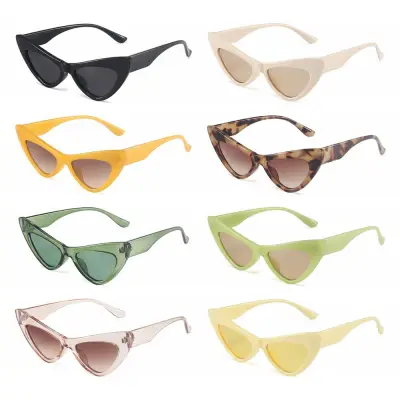 MILDNESS DIGITAL GOODS Trendy Accessories Narrow UV400 Fashion Eyewear Sunglasses for Women Small Frame Retro Sunglasses