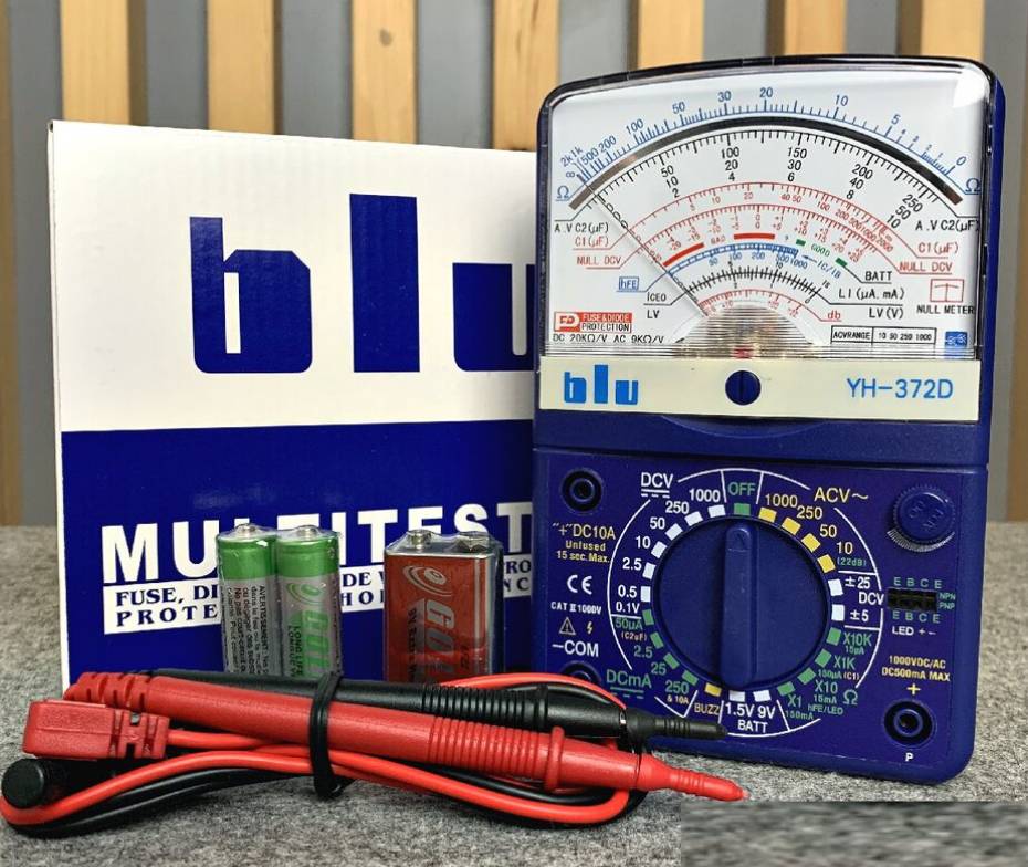 BLU มัลติมิเตอร์ รุ่น YH372D แท้100 Multimeter มิเตอร์วัดไฟ เครื่อง